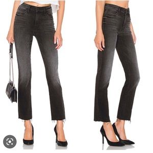 Mother high wasted rascal ankle skinny